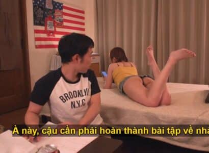 Watch Ở nhà làm bài tập cũng không yên với nhỏ bạn thân chuyên “chăn chuối” in HD Ở nhà làm bài tập cũng không yên với nhỏ bạn thân chuyên “chăn chuối” - JAV HD Video | Javhay