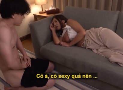 Đến nhà bạn chơi, thanh niên lén nhìn vú mẹ bạn thủ dâm thì bị phát hiện - JAV HD Video | Javhay